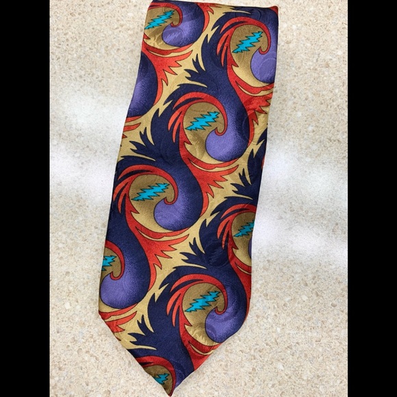 Grateful Dead Other - GRATEFUL DEAD silk tie